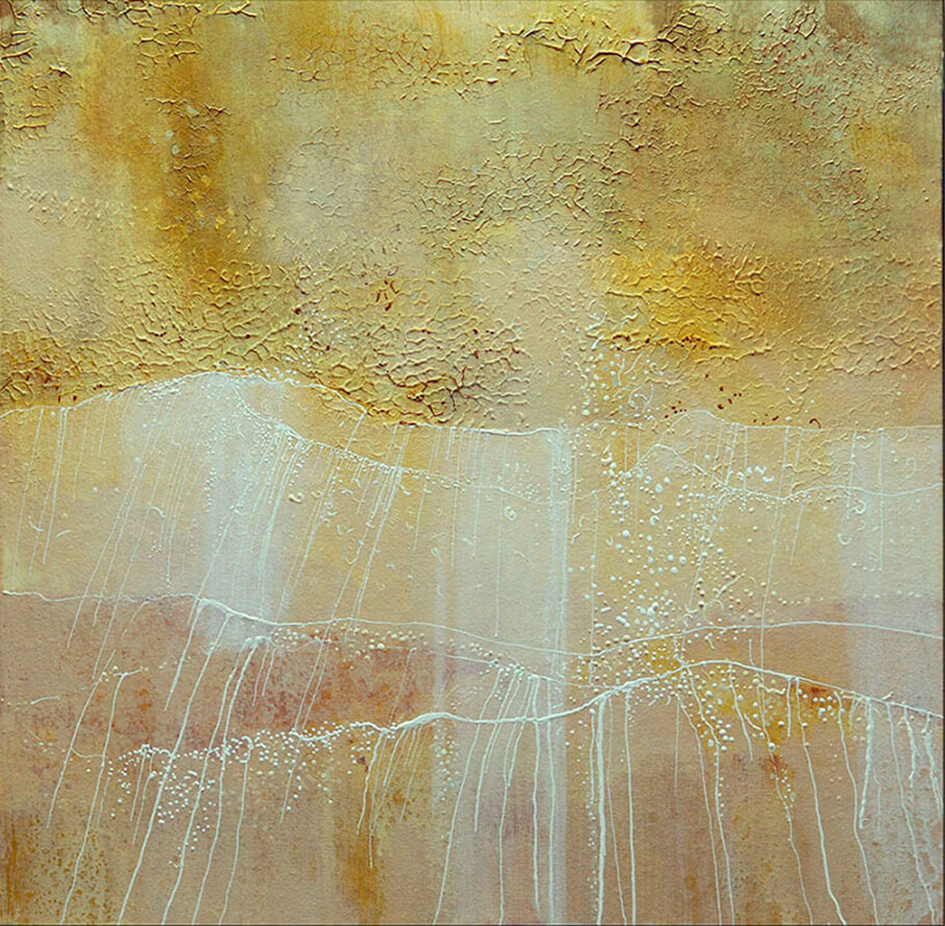 Beach 13- Acrylic on Cradled Panel - 11" x 14"