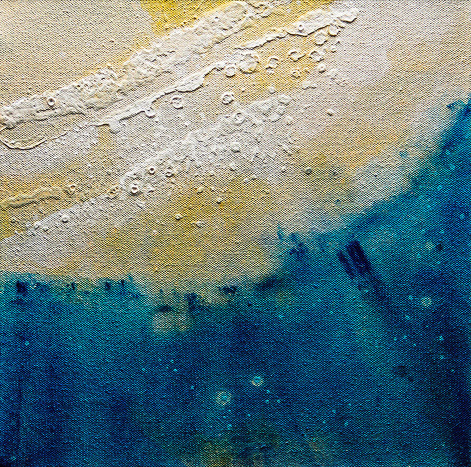 Beach 5- Acrylic on Canvas - 12" x 12" - Sold
