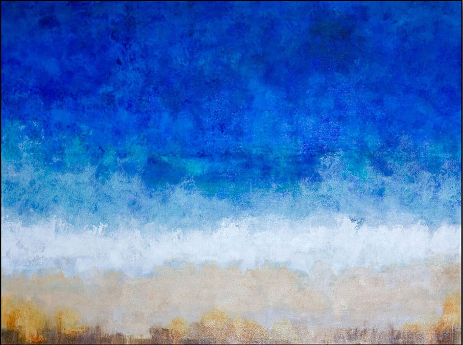 Ocean 1- Acrylic on Canvas - 36" x 48" - Sold
