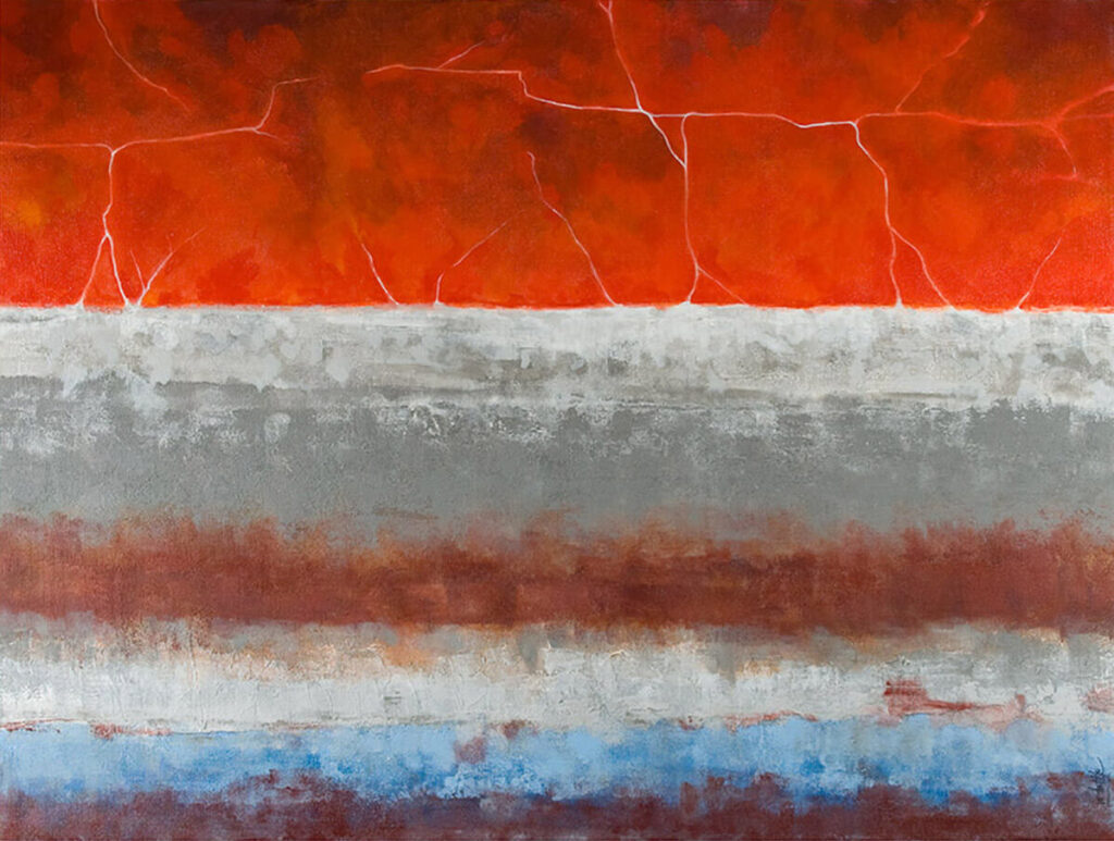 Owens Lakebed - - Acrylic on Canvas - 36" x 48"- Sold