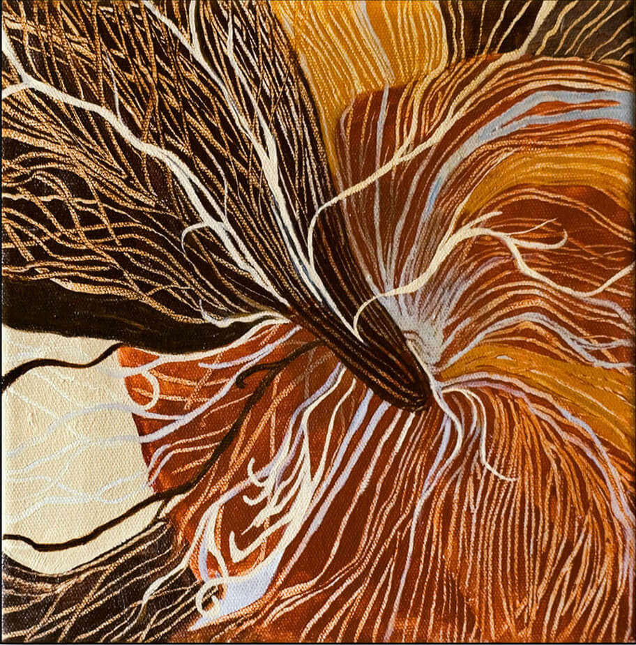 Thicket- Acrylic on Canvas - 8" x 10" - Sold