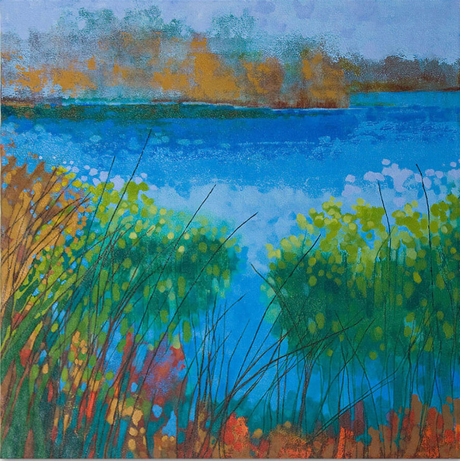 Marsh 5 - Acrylic on Canvas - 30" x 30" - Sold