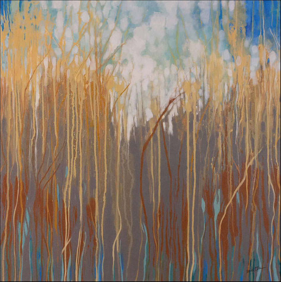Marsh 6 - Acrylic on Canvas - 30" x 30" - Sold